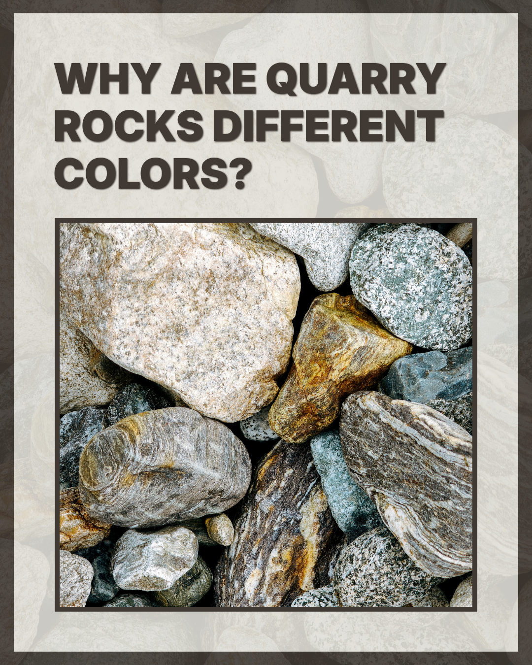 Why Are Quarry Rocks Different Colors? The Geology Behind Aggregate Color